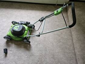 2531602vt Greenworks Walk-behind Lawn Mower - Green