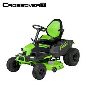 6-in-parallel Greenworks 7409202 Crt428 42 Inch Crossover Tractor Multi-battery System