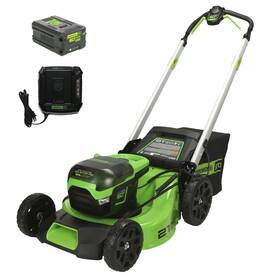 Greenworks 841821021061 Pro 21 Inch 60v Cordless Lawn Mower W/ No Working Batteries