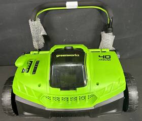 Dhf403 Greenworks 40v Lithium Dethatcher Green Tool Only Used