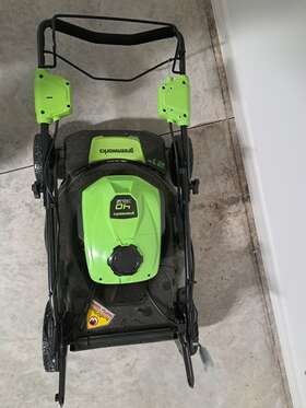 Lmf403 Greenworks 40v Brushless Self-propelled Lawn Mower 21-inch Electric Mowe