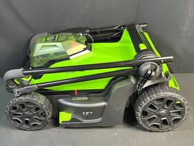 M048l2211 Greenworks 48v 17 Inch Brushless Cordless Lawn Mower With Drill Green Used