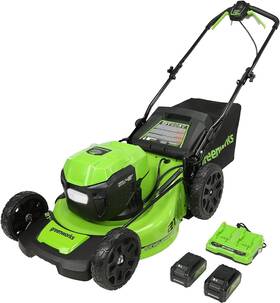 Mo48l520 Greenworks 48v 2x24v 21 Inch Brushless Self-propelled Led Mower - Scratch And Dent