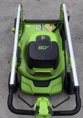 Mo60l20 Greenworks 60v 21 Inch Self-propelled Lawn Mower. No Battery And Charger