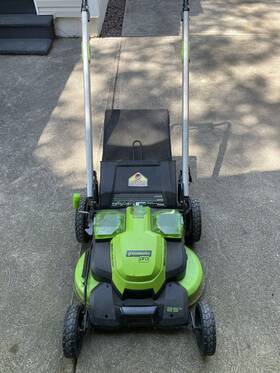 Mo60l427 Greenworks Self Propelled Walk Behind Lawn Mower