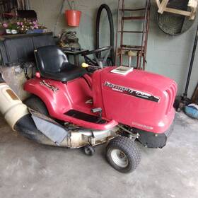 H2013hda Honda Harmony 2013 Hydrostatic 13 Hp Riding Lawn Mower Red With Collection Bag