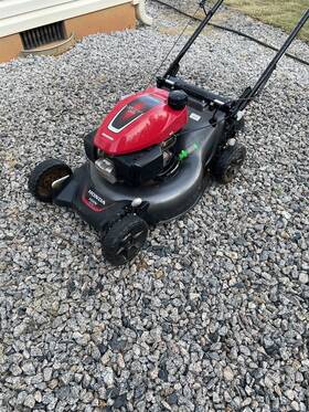 Hrn216vka Honda Variable Speed Gas Walk-behind Self Propelled Lawn Mower - Black