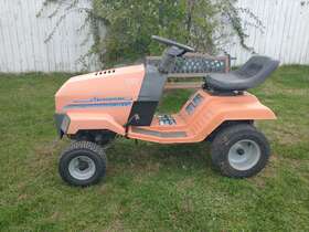 Lr-122 Husqvarna Briggs Stratton 12 Hp Power Built Engine Gas Riding Lawn Mower
