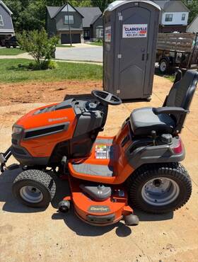 Ts354d-54 Husqvarna Inch Wide Deck Riding Lawn Mower