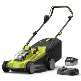 Ionrush 740907584646 48v 2 X 24v Cordless Brushless Lawn Mower Kit With 4.0ah Battery Dual Port