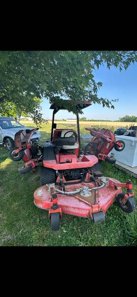 Hr511 Jacobsen Diesel Canopy 4wd Tri Wing Mower