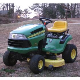 0125a John Deere 125 Automatic 42 Inch 20hp Gas Hydrostatic Riding Lawn Mower
