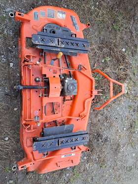 Rck60d-26bx Kubota Drive-on Tractor Belly Mower Deck 60 Inch Needs Work
