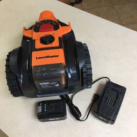 Vbrm601ycm Lawnmaster Ocumow Battery Powered Robotic Lawn Mower With Optical Navigation
