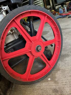 Lf22173st Legend Force 22 Inch 173 Cc Gas Walk Behind String Trimmer Wheels Only 2