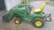 M00445c070231 Tractor John Deere 445 W 40 Loader 60 Mowing Deck 3pt Hitch Weight Box