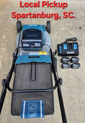 Dlm460z Makita Twin 18v 36v With 4pack 4ah Batteries Dual Charger Dc18sh