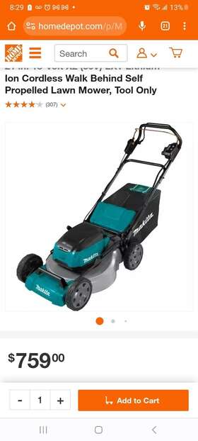 Xml11z Makita 18v X2 36v Lxt 21 Inch Self-propelled Lawn Mower Tool Only Xml11z Makita 18v X2 36v Lxt 21 Inch Self-propelled Lawn Mower Tool Only