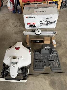 1000h Mammotion Used Luba 2 Awd Robotic Lawnmower Cutting Height 2.7 - 4.0 In