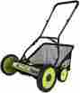 Mj501m Sun Joe Manual Reel Mower 18 Inch Rear Catcher Lawnmower Medium Sized Lawn Grass Cutter 659223134735