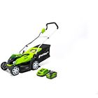 Mo40b410 Greenworks Walkbehind Lawn Mowers 841821028510