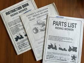 30570 Murray Model Riding Mower Owners Manual Parts List Instruction Book 90s