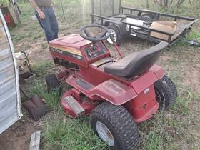 38618x92a Murray 12hp 38 Inch Riding Lawn Mower Gasoline Red 1992 Model