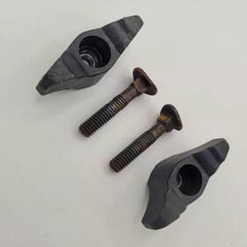 961140028 Murray 01 Push Lawn Mower 20 Inch Handle Adjustment Bolts With Wing Nuts