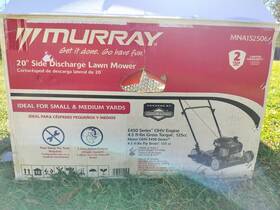 Mna152506 Murray Walk Behind Gas Push Lawn Mower 20 Inch 125cc Briggs Stratton 5-position