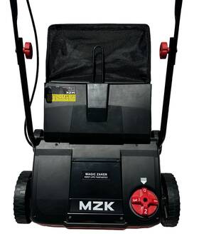 Et2401 Mzk 13-inch Electric 2-in-1 Dethatcher And Scarifier 12-amp With Removable 8 Gal Bag
