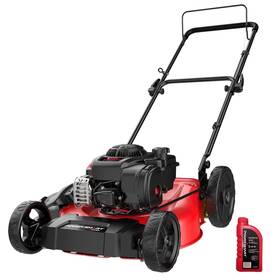 Powersmart 840432706220 21 Inch 2-in-1 Push Lawn Mower 125cc Engine Adjustable Cutting Height Lightwei