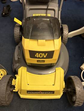 Ps76402c Powersmart 40v Push Lawnmower /weedeater Also With Leaf Blower 3-tools
