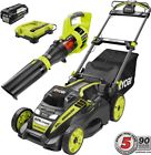 Ry40190-4x Ryobi Mower Jet Fan Leaf Blower Combo Kit 0046396024213