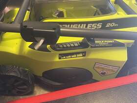 Ryobi 046396028761 Lawn Mower 20 Inch 40-volt Lithium-ion Brushless Cordless Walk Behind