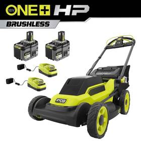 Ryobi 046396054623 One Hp 18v Brushless 20 Inch Walk Behind Self-propelled Lawn Mower With 2