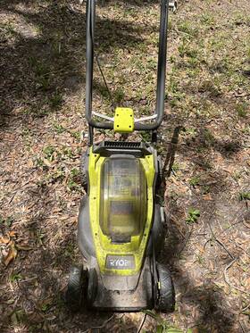 P1108btlvnm Ryobi Walk-behind Lawn Mower. Battery And Charger Included