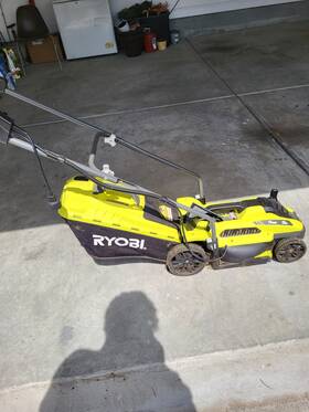 Rlm13e33s Ryobi Lime Green Lawnmower 1300w