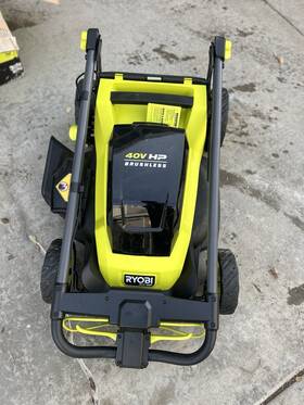 Ry401012vnm Ryobi 40v Hp Brushless 20 Inch Self-propelled Mower Kit Tested And Working