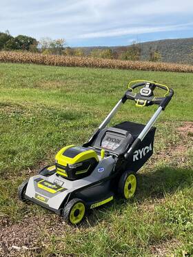 Ry401220 Ryobi 40v 21 Inch Whisper Crosscut 3-in-1 Push Mower - Lightly Used