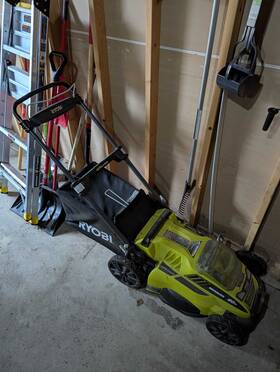 Ry40hplm05k Ryobi 40v Hp Brushless 21 Inch Cordless Battery Walk Behind Push Lawn Mower