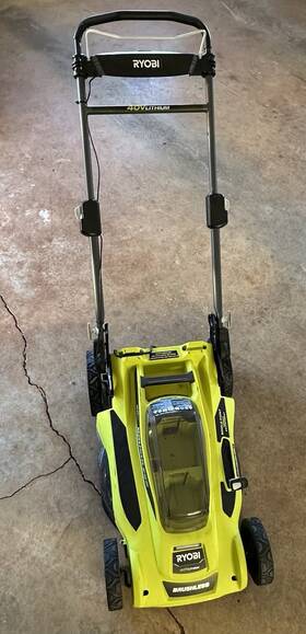 Ryobi Ry40hplm06b 40v Hp Brushless 20 Inch Battery Walk Behind Push Lawn Mower Tool Only