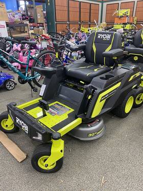 Ryrm8001 Ryobi 80v Brushless 30 Inch Battery Electric Cordless Zero Turn Riding Mower