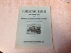 Sd32 S24 Sd24 D24 S28 S32 D32 Shaw Du All Original Manual Rotary Lawn Riding Mower Vintage