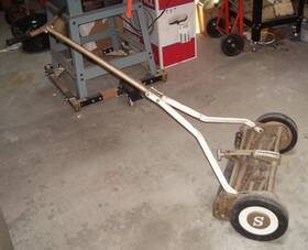 10m9 Scotts Vintage Model Reel Push Mower 6 Blade 18 Inch Cut No Grass Catcher