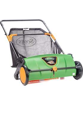 Lsw70026s Scotts Outdoor Power Tools 26-inch Push Lawn Sweeper Black/green