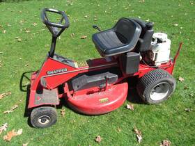 280810be Snapper Riding Mower With Bagger