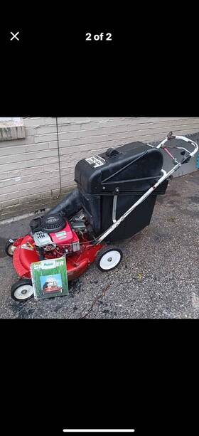 6-0664 Snapper 1986 Pac-n-sac Catcher 5.5 Hp Walk-behind Rwd Lawn Mower Bagging Gas