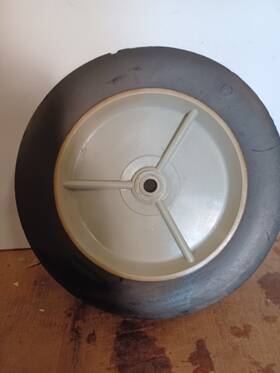 8220-10 Snapper Oem Rear Wheel Straight Tread Hard Rubber