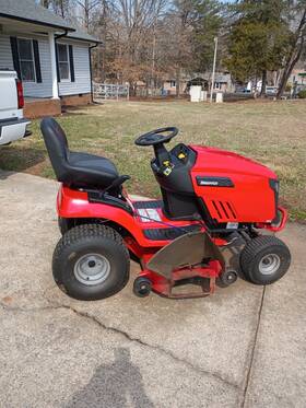 Px12500 Snapper Spx Riding Lawn Mower 25 Hp 48in Electric Start Red Black Steel