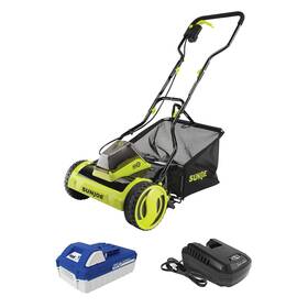 24v-crlm15 Snow Joe Restored Sun 15-inch 24-volt Ion Cordless Push Reel Mower Kit
